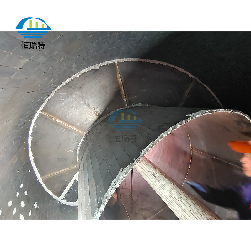 阳江胜利水泥有限公司水泥磨生产线磁性耐磨陶瓷防磨工程