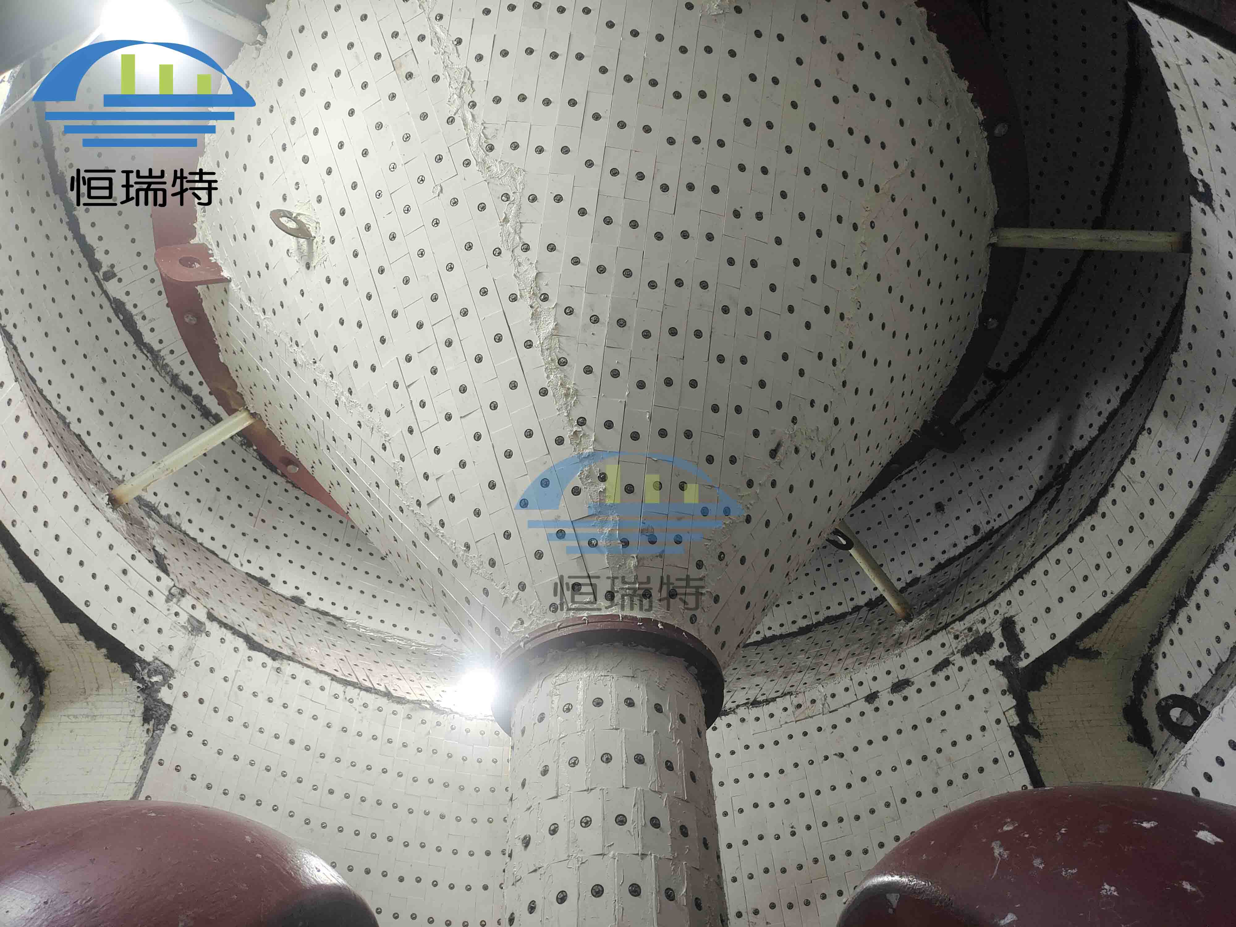 重庆三磊玻纤股份有限公司3台立磨机内部陶瓷防磨合同