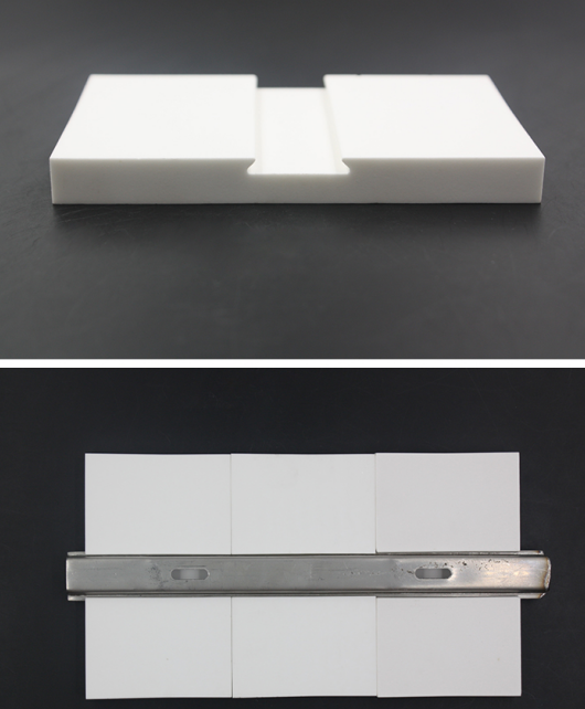 燕尾卡槽耐磨陶瓷的应用