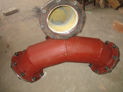 高温耐磨陶瓷涂层在工业管道弯头中的高温防护及应用机理