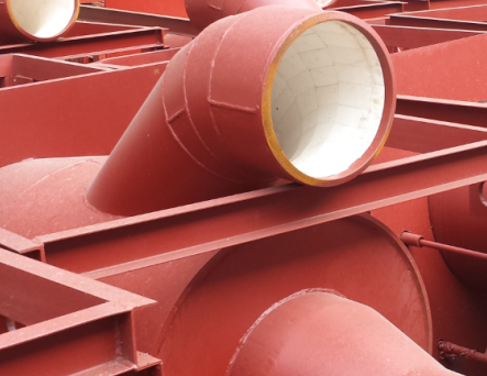 马赛克耐磨陶瓷片在工业管道中的耐磨应用